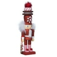 thumbnail image 4 of Kurt Adler 12" Red Gingerbread Nutcracker with Cookie Hat, Christmas Decoration, 4 of 6