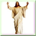 Divine Savior LifeSize Standee Religious Jesus Christ Cardboard