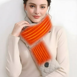 USB Rechargeable Heated Scarf with Neck Heating Pad