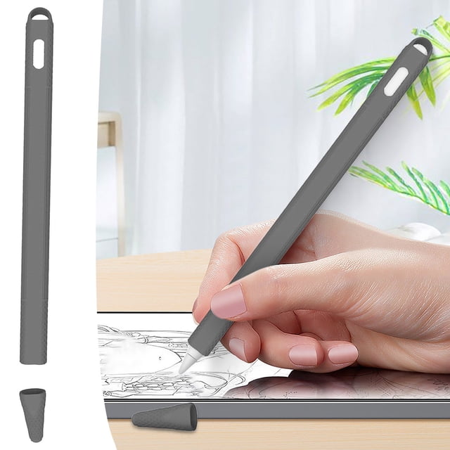 WIFKLSIIPG Suitable Compitable with Pencil 2st Generation Solid Color Silicone Stylus Case with Non