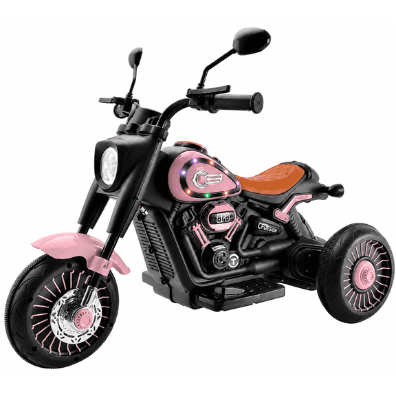 Bruce&Shark Toddler Motorcycle, 6V Battery Powered Electric Motorcycle with Headlights & Music, Kids Motorcycle Ride on Toy for Toddlers Boys 1 2 3 4 Years Old