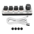 thumbnail image 2 of Gaming Keypad,Mini Keypad 4 Keys Key Keypad Mini Mechanical Keypad Built for Professionals, 2 of 9