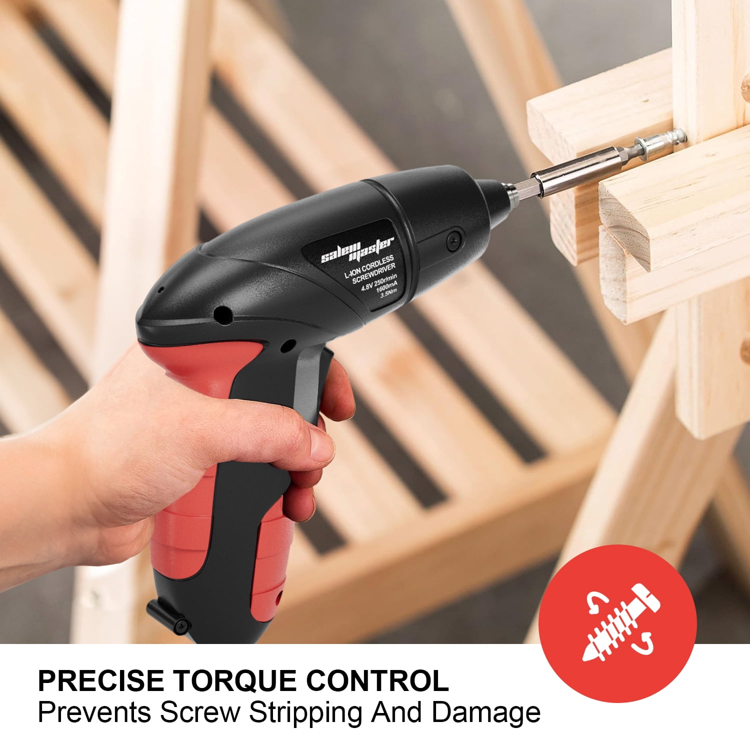 3.6V Small Power Electric Screwdriver Set, Rechargeable Cordless Power Screw Guns with Driver Bit Set