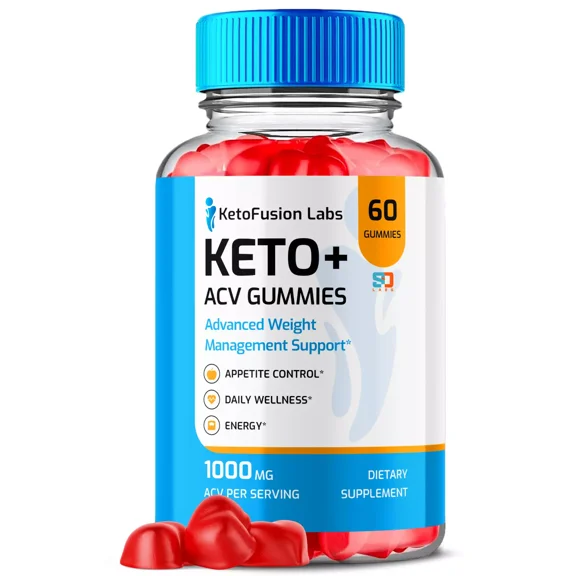 KetoFusion Labs Keto ACV Gummies for Weight Management and Energy 60 Gummies