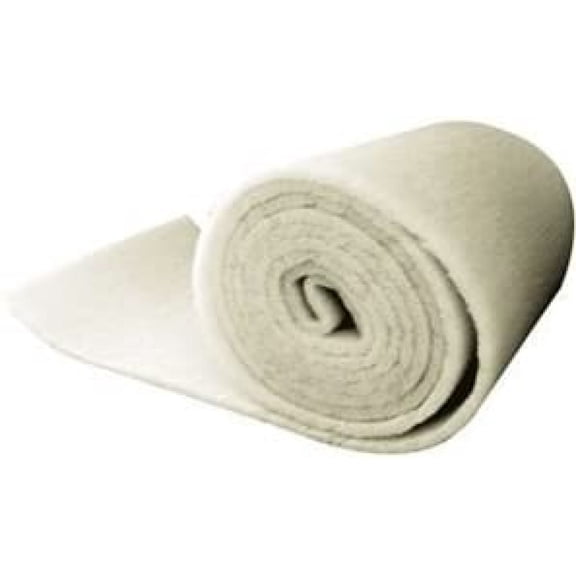 48" X 28" White Coarse Pond Filter Media 2" Thick