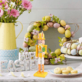 thumbnail image 3 of Jiibva Traditional Bunny Nutcracker, Wooden Easter Rabbit Figurine for Holiday Table Decor, 3 of 7