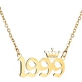 thumbnail image 2 of Neinkie Collier Numéro de l'Année pour Femmes Collier Numéro de l'Année Pendentif d'Anniversaire pour Fille Collier Numéro de Naissance pour Femmes Cadeau, 2 of 8