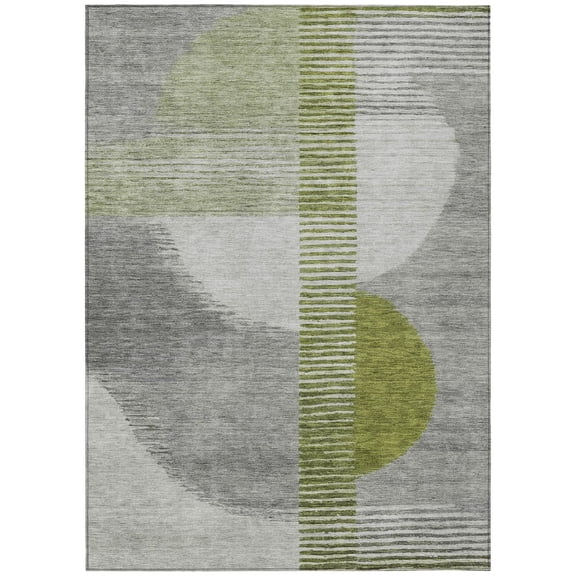 Dalyn Rugs Machine Washable Indoor/Outdoor Chantille Olive 2'6" x 3'10" Rug