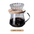 thumbnail image 2 of Pour Over Coffee Maker Set, Glass Carafe Coffee With Glass Coffee Filter, Drip Coffee Maker Set for Home Or Office,300Ml, 2 of 5