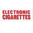 thumbnail image 1 of Electronic Cigarettes 13 oz Vinyl Banner With Metal Grommets, 1 of 4
