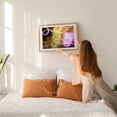 thumbnail image 2 of Funky Fresh Light Streaks - Queens New York Photography Abstract Modern Art Psychedelic Surrealism Geometric Neon Sign Nightlife Oak Framed Wall Art Print 5 x 7 inches, 2 of 6