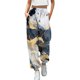 thumbnail image 1 of Gibobby pantalones de mezclilla mujer Pantalones de chándal con estampado de moda para mujer, con bolsillos, de cintura alta, deportivos, para gimnasio, atléticos, para correr (Azul marino, XXL), 1 of 4
