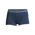 thumbnail image 6 of Reebok Women's Underwear Seamless Boyshort Panties, 4-Pack, 6 of 10