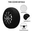 thumbnail image 2 of Xecao Navy Blue for Tire Covers: Waterproof, dust-proof, and universally fitting for trailers, SUVs, 2 of 8