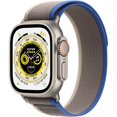 thumbnail image 2 of Restored Apple Watch Ultra 1st Gen&nbsp;(GPS + Cellular) 49mm Blue Titanium Case with Blue Trail Band (Refurbished), 2 of 3