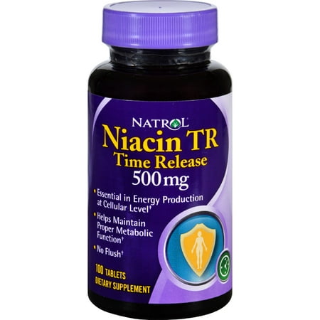 UPC 047469048358 product image for Natrol Niacin TR - 500 mg - 100 Tablets | upcitemdb.com