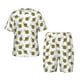 thumbnail image 1 of Fotbe Cute Little Bee Pijama Estampada de 2 Piezas para Niños – Ropa de Dormir de Manga Corta Cómoda para Niños y Niñas, Camiseta y Shorts de Algodón-Medium, 1 of 6