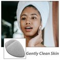 thumbnail image 3 of 4 Pcs Nettoyeur de Visage pour Routine de Beauté Forme Triangle Gris, 3 of 8