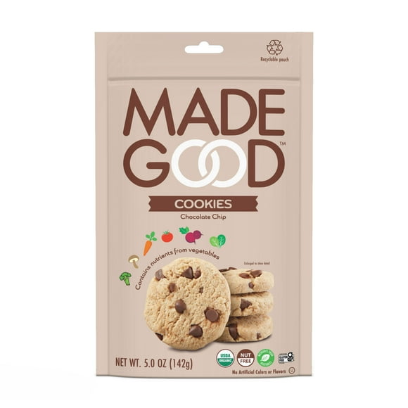 MadeGood Biscuits Pépites de chocolat Sachets de 142 g