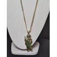 thumbnail image 2 of Collar de San Judas tadeo de oro laminado de 18 kilates, cadena dorada, 2 of 7