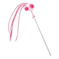 thumbnail image 4 of DOLITY Jouet Amusant pour Chat avec Pompon, Longue Tige Perlée Colorée Chaton Rose Rouge, 4 of 9