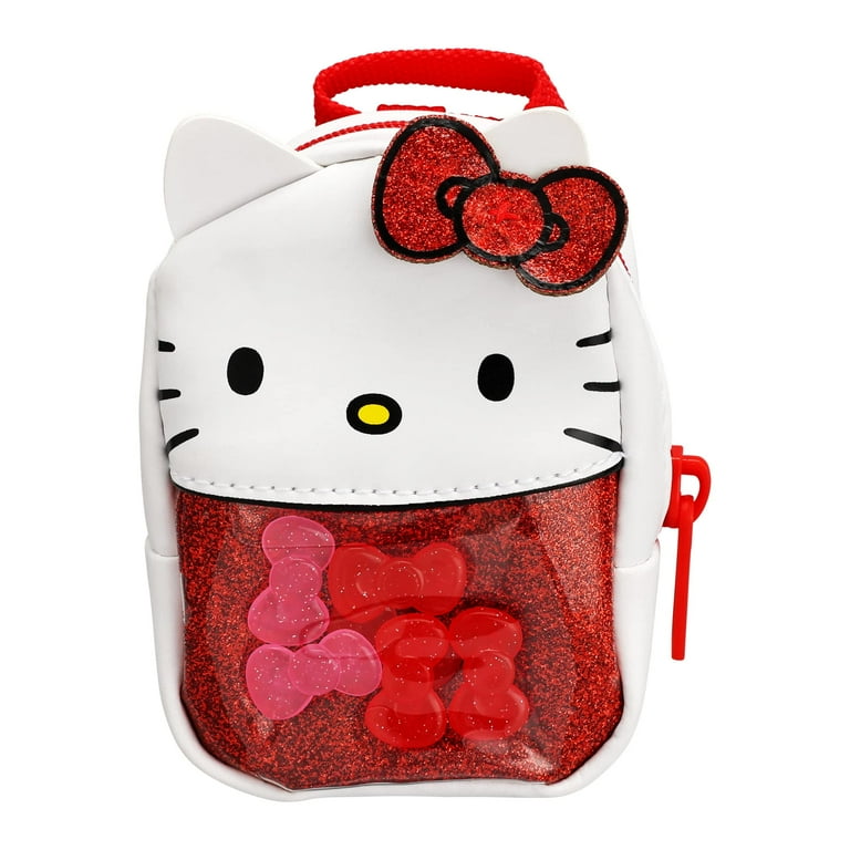 REAL LITTLES - Collectible Micro Hello Kitty and Friends Backpack with 6  Surprise Accessories Inside! (Kuromi)