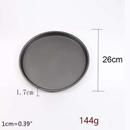 

Non Stick Pizza Pan Carbon Steel 9/10/11/12 Inch T8WE Pizza Oven Tray Shallow Round Pizza Plate Pan Roasting Tin Baking Tools
