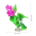 thumbnail image 2 of WEUVEB 1Pc Simulation Water Grass Artificial Lotus Flower Aquarium Plants Durable Plastic, 2 of 3