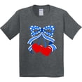 thumbnail image 3 of Inktastic USA Bow Youth T-Shirt, 3 of 5