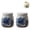 D, variant on Coddled Egg Cups, 2Pcs Vintage Ceramic Soft Boiled Egg Cooker, 220ml Porcelain Ceramic Steamed Eggs Dish with a Twistable Lid, Retro Table Treasure Chawanmushi Dessert Cups for Daily Use
