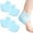 Blue, variant on YUNOVA Silicone Heel Cups - 2 Pairs Premium Gel Inserts Relieving Plantar Fasciitis & Heel Spurs, Non-Slip Design Keeps Feet Dry, Easy to Clean for Men and Women, Fits All Foot Sizes