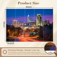 thumbnail image 3 of Wallpaper Skyline North Peel and Stick Wall Murals 69"H x 96"W Removable PVC Wall Paper Self-Adhesive Wall Paintings Art Decor for Bedroom Living Room, 3 of 7