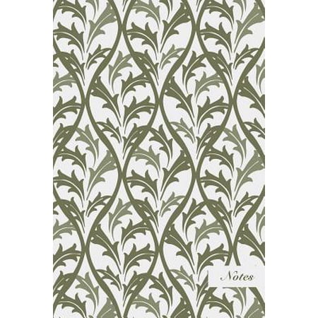 - Notes: 6x9 Blank Lined Page Notebook Curve Spiral Cross Botanic Garden Leaf Seamless Pattern Cover. Matte Softcover Ruled Not