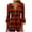 Red 16, variant on DeHolifer Tunic Tops for Women V-Neck Button 3/4 Sleeve Plaid Printed Loose Dressy Blouse T-Shirts Khaki XL