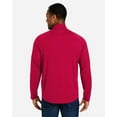 thumbnail image 3 of CORE365 CE418 Men's Origin Performance Pique Quarter-Zip Pullover-Classic Red/ Carbon-3XL, 3 of 6