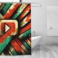 thumbnail image 3 of Abstract Colorful Play Pattern Shower Curtain, Modern Waterproof Bath Curtains for Bathroom Decorations, 72 x 72 inches, 3 of 7