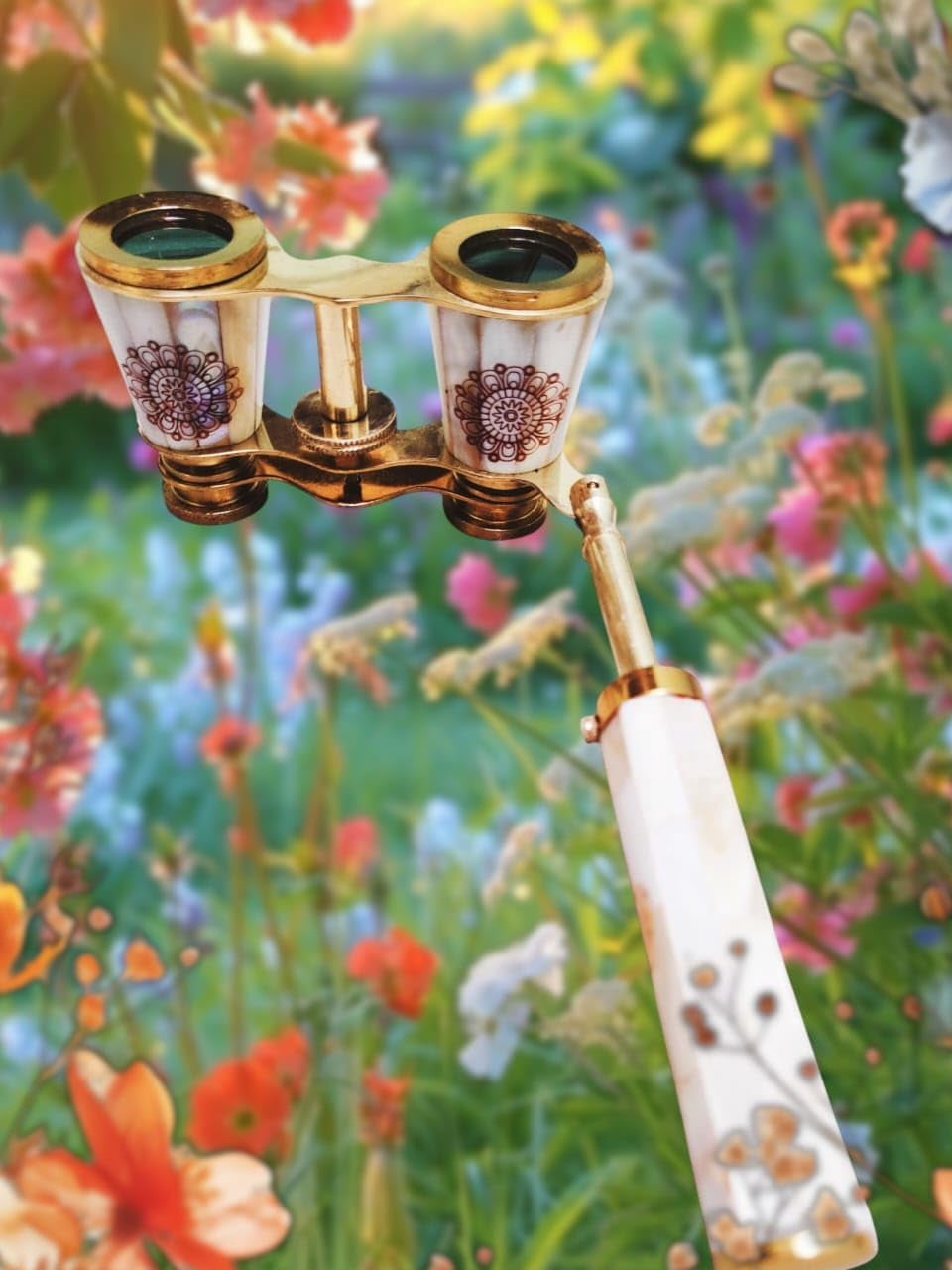 Maritime Treasures Vintage Ship Binocular 3X25 Opera Glasses Mini Binocular Compact with Handle for Adults, Kids, Women, Lover, Parents and Friends in Musical Concert