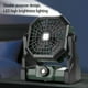 thumbnail image 3 of Ventilador De Camping Recargable Portátil, Regulación De Velocidad Continua, ángulo Ajustable, Ventilador Giratorio De 270 Grados, 2 Usos Con Gancho Universal Para Viajes, 3 of 7
