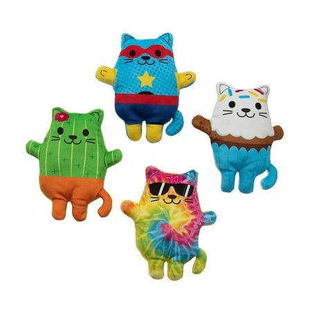 Stuffed Cat Characters - 12 Pieces