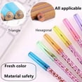 thumbnail image 3 of 10 Pcs Plastic Pencil Caps, Pencil Tip Protectors & Extenders, Random Colors including Transparent$$Office, 3 of 6