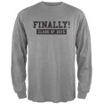 thumbnail image 1 of Finally! Class of 2015 Heather Grey Adult Long Sleeve T-Shirt, 1 of 1