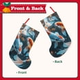 thumbnail image 2 of Lsque 18 Inches Cute Koi Fish Serenity Pattern Christmas Stockings Hanging Ornaments,Knitted Xmas Fireplace Hanging Stocking,Holiday Decoration, 2 of 8