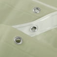 thumbnail image 5 of Barossa Design Lightweight Waterproof Shower Curtain PEVA Liner with 3 Magnets -Sage, 72" x 72", 5 of 6