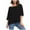 Black tops for women, variant on Women's Casual Cotton Lined Tunic Fall Plus Size Tops Long Sleeve Basic Tees Loose Pullover Dressy Fashion Workout Activewear Round Neck Blouses White One Size