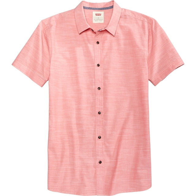 Camisa con Botones Levi's Hombre Rosa Mediana