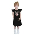 thumbnail image 5 of Fjofpr Toddler Clothes Clearance under $5 for Girls Toddler Girls Dress Summer Ruffle Sleeve Sundress Outfit For Kids 4-14T, 5 of 7