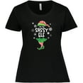 thumbnail image 3 of Inktastic Funny Christmas I'm the Sassy Elf with Shoes and Hat Women's Plus Size T-Shirt, 3 of 5