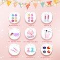 thumbnail image 5 of JoyStone 38PCS Kids Makeup Set, Washable Makeup Kit Real Cosmetic Makeup Set, Safe & Non-Toxic Makeup Set for 3-12 Year Old Kids Halloween & Birthday Gift, Pink, 5 of 8