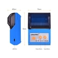 thumbnail image 3 of Riwcyla PT200 Portable Wireless 58mm Receipt Thermal Printer Bill Printer Compatible with ESCPOS Print Commands Set for iOS Android Windows for Restaurant Supermarket Retail Store Business, 3 of 6