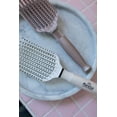 thumbnail image 5 of KareCo Tangle Buster Hair Brush Salon Professional Flexible Paddle, Pearl, Synthetic Bristles, 5 of 6